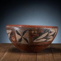 Large Zia Polychrome Dough Bowl