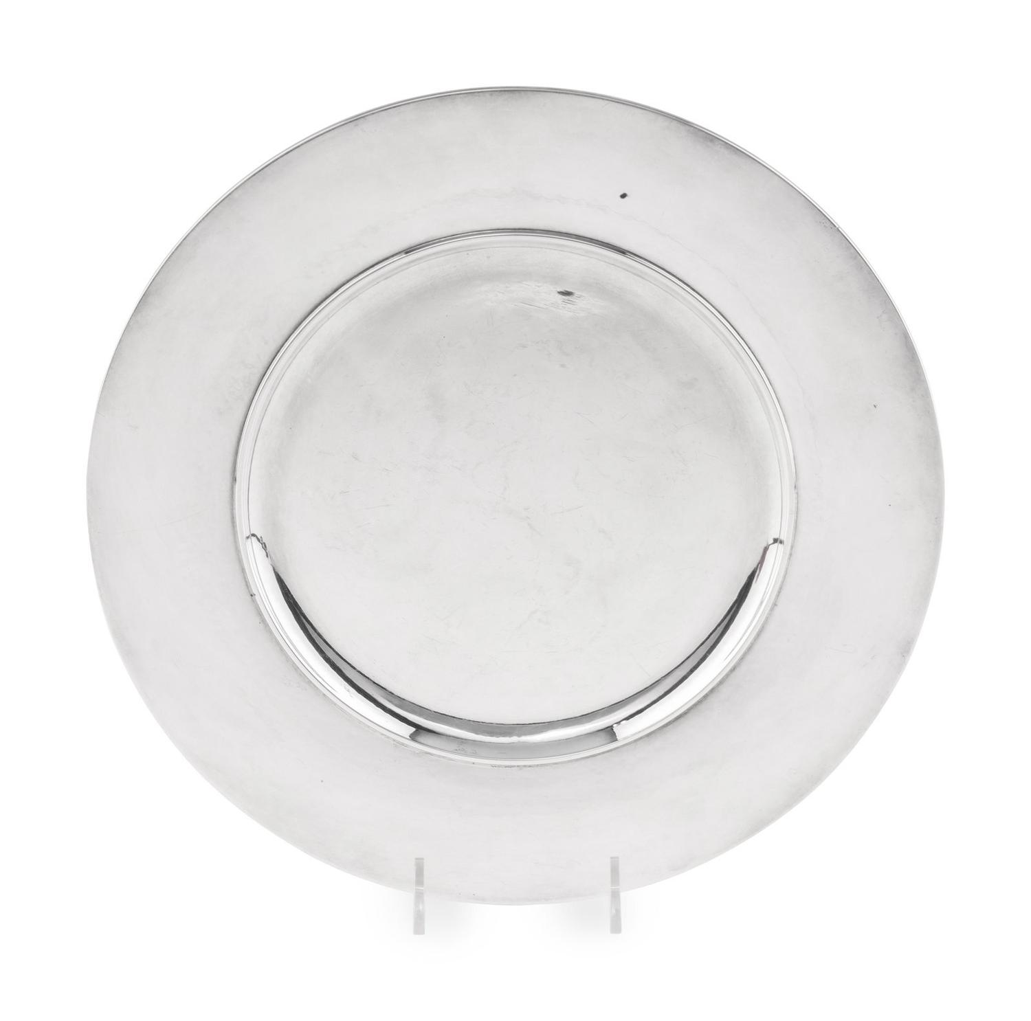 A Johan Rohde for Georg Jensen Silver Charger