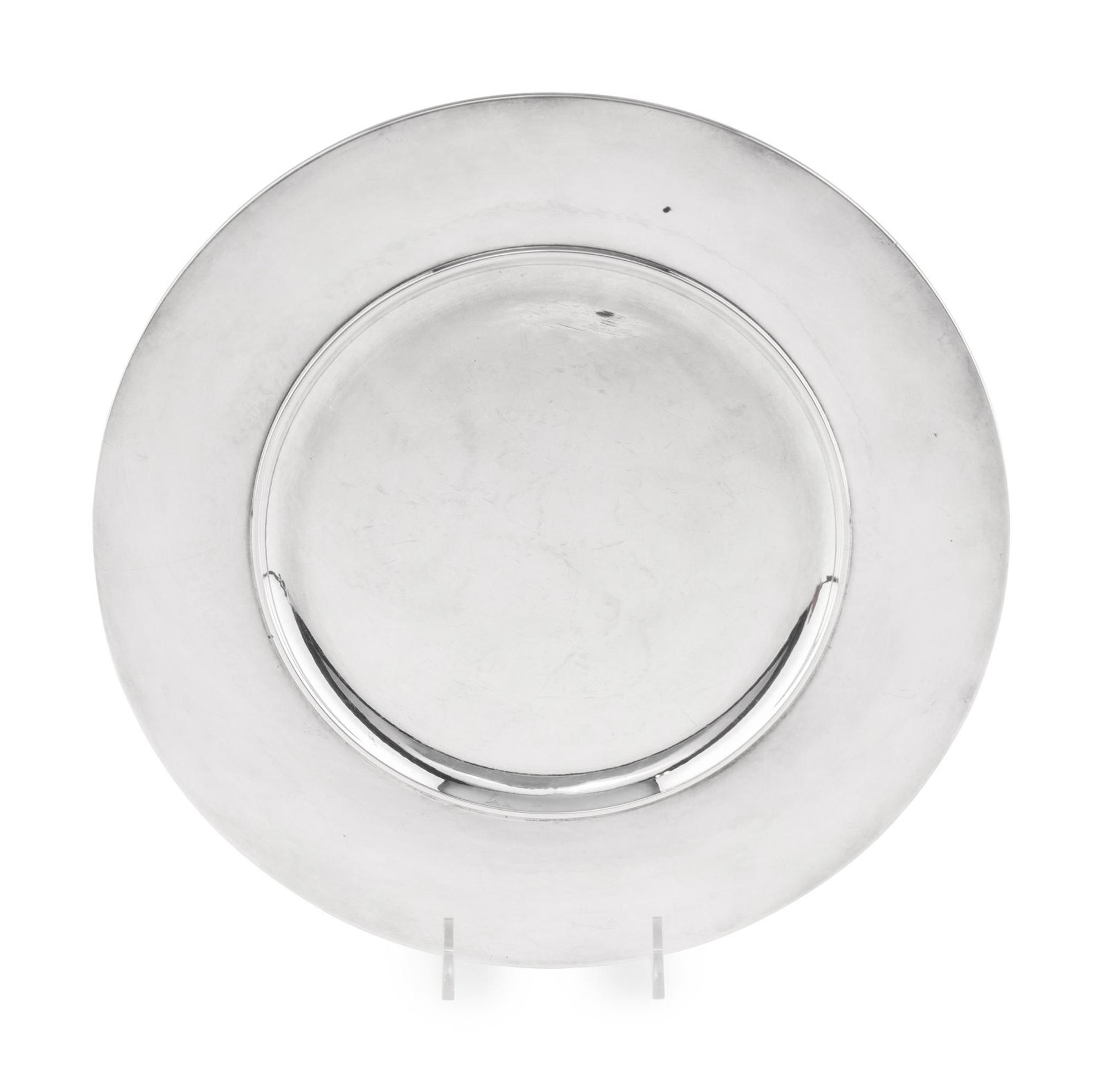 A Johan Rohde for Georg Jensen Silver Charger