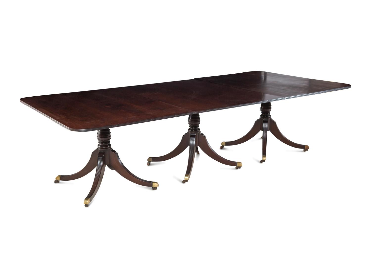 A George III Style Mahogany Dining Table