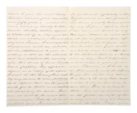 [CIVIL WAR]. General James C. Rice, KIA at Spotsylvania Court House. ALS describing the Battle of Hanover Court House. "Head Quarters 44th N.Y.V. Bivouac, New Bridge Va," 12 June 1862.
