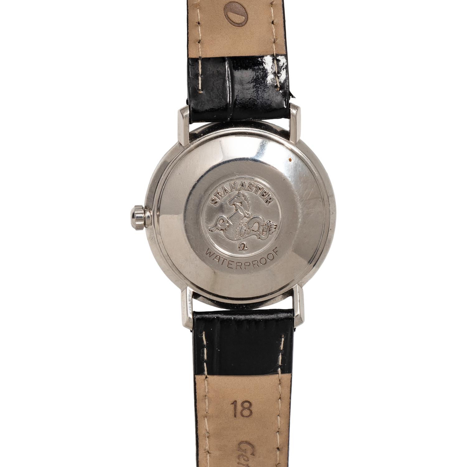 OMEGA, STAINLESS STEEL 'SEAMASTER DEVILLE' WATCH