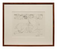 Minotaure Vaincu (Vanquished Minotaur) (from La Suite Vollard )