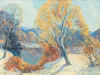 Carl Rudolph Krafft, (American, 1884-1938), Landscape