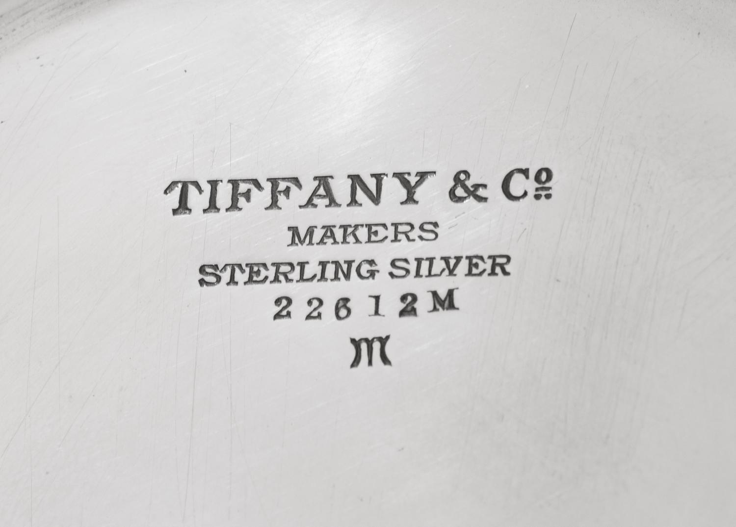 A Tiffany and Co. Silver Cake Dish