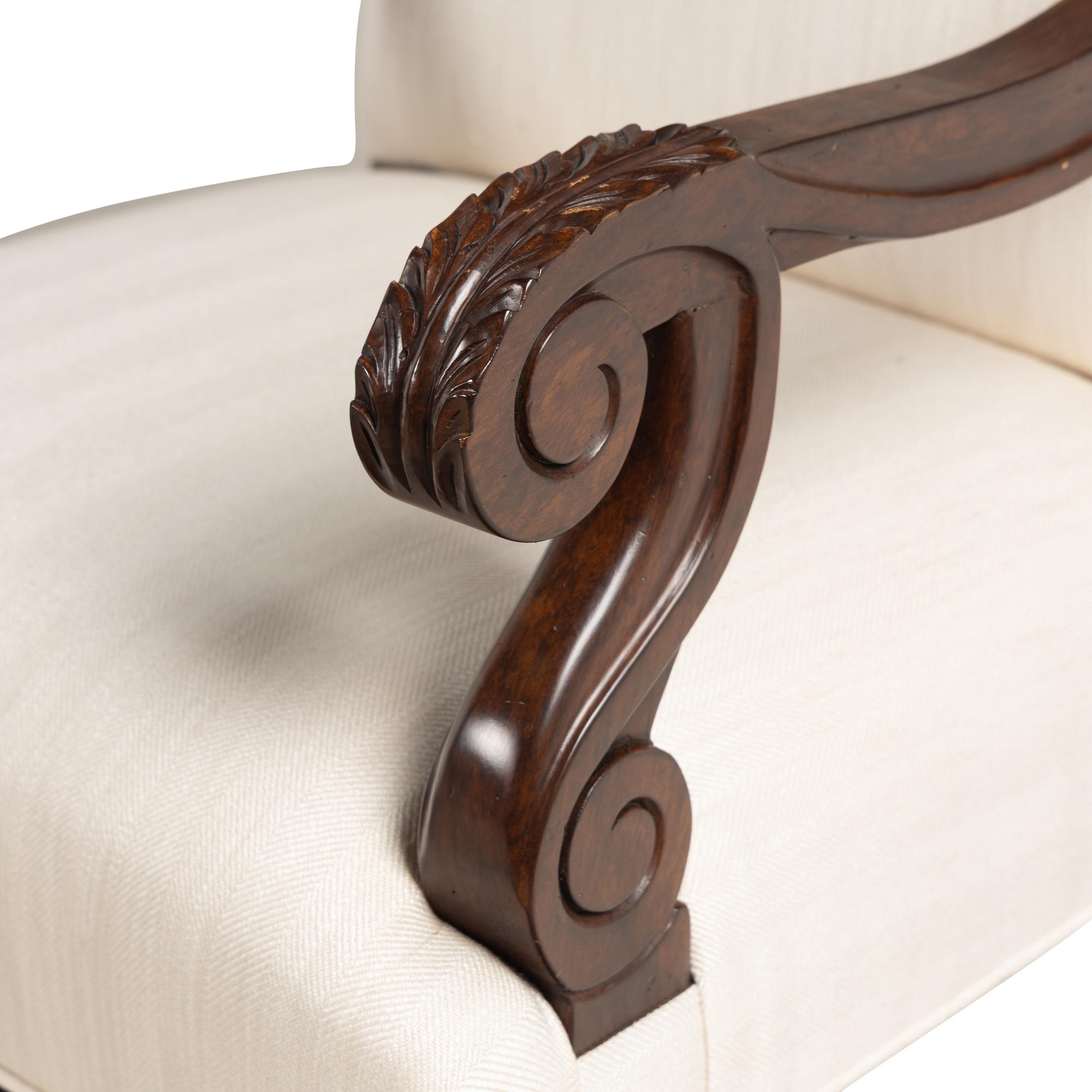 A Set of Eight Baroque Style Walnut Armchairs