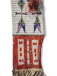 Sioux Beaded Hide Tobacco Bag