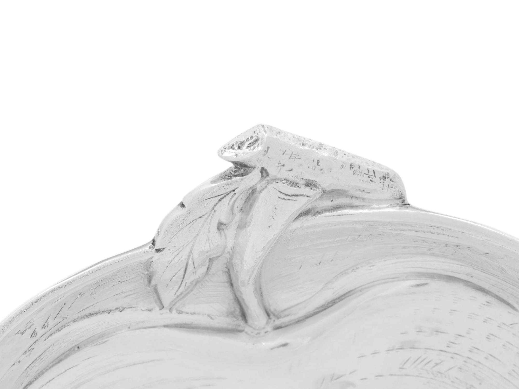 A Buccellati Silver Candy Dish