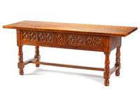 An Italian Renaissance Revival Trestle Table