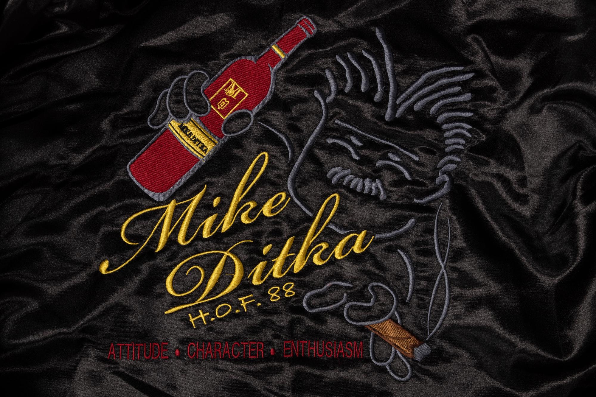 Mike Ditka's Personally Owned and Worn Mike Ditka Brand Leather Jacket