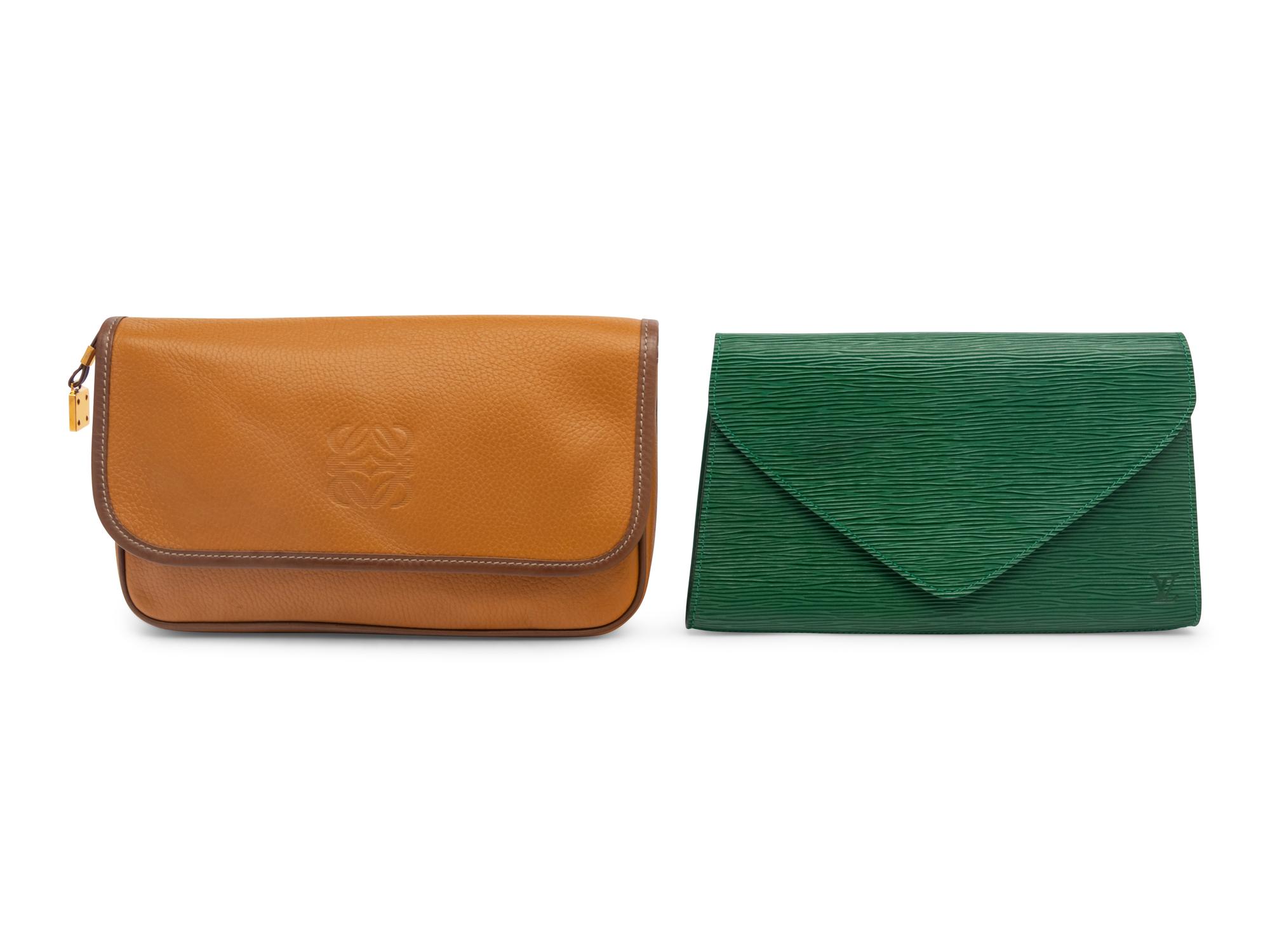 Louis Vuitton Epi Leather and Loewe Clutches