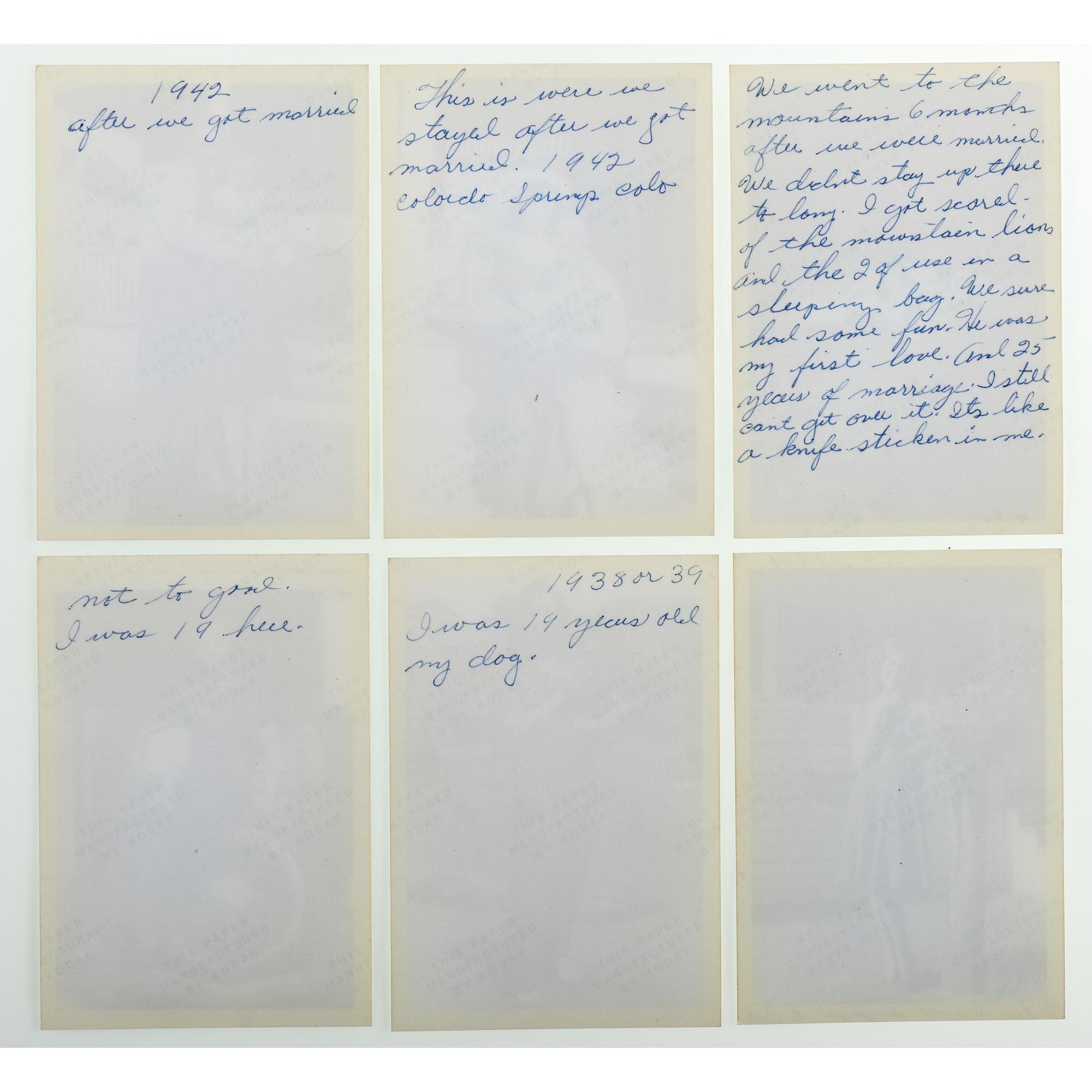 [WORLD WAR II]. SHUMARD, Sgt. Robert (1920-1967). Archive identified to Enola Gay Assistant Flight Engineer Robert Shumard, incl. photographs, autograph, and other personal ephemera.