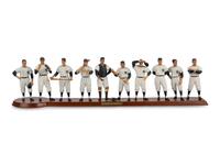 A 1961 New York Yankees Danbury Mint Figure Display