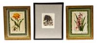 A Group of Three Printed Works Largest 1 3/8 x 1 inches.