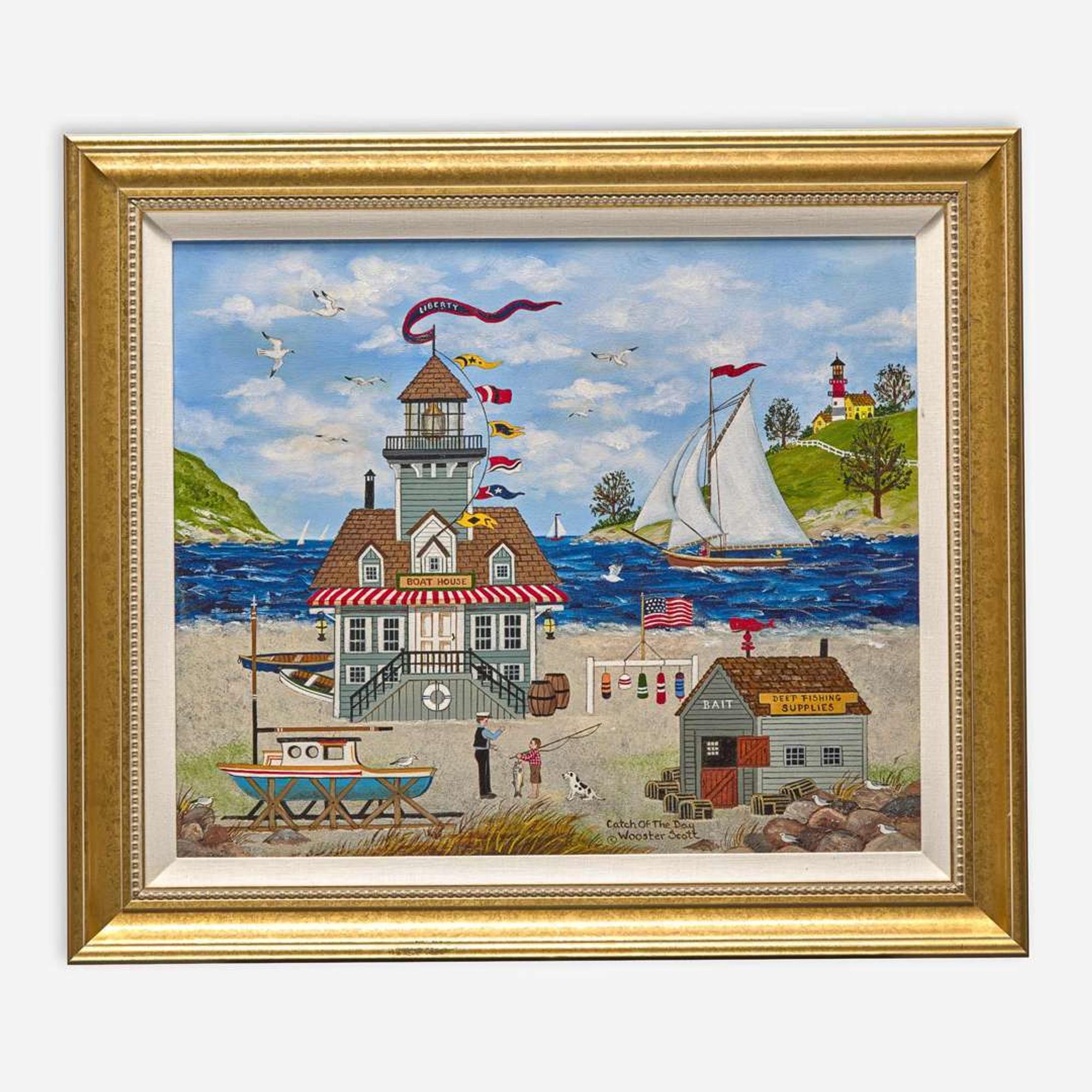 Jane Wooster Scott (b. 1920) Catch of the Day