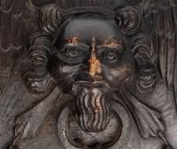A Pair of Carved Oak Architectural Fragments