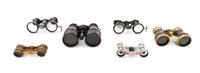 Six Pairs of Continental Opera Glasses Width of widest 4 3/8 inches. — 19TH/20TH CENTURY