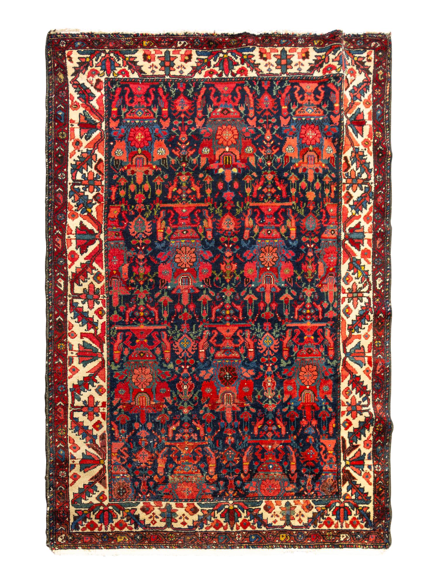 A Hamadan Wool Rug