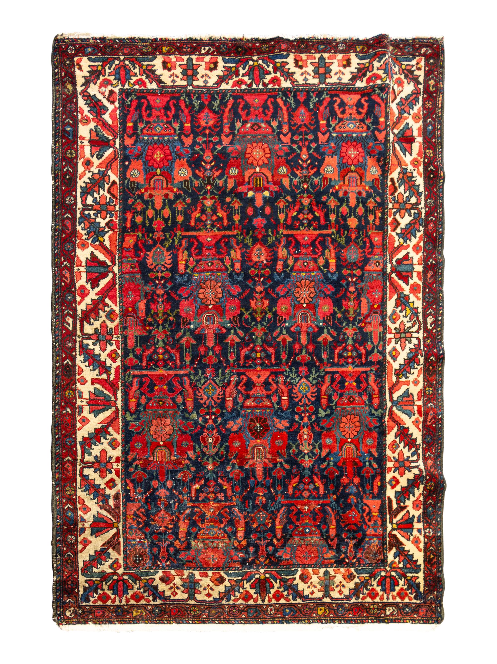 A Hamadan Wool Rug