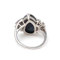 RAYMOND YARD, BLACK OPAL AND DIAMOND RING