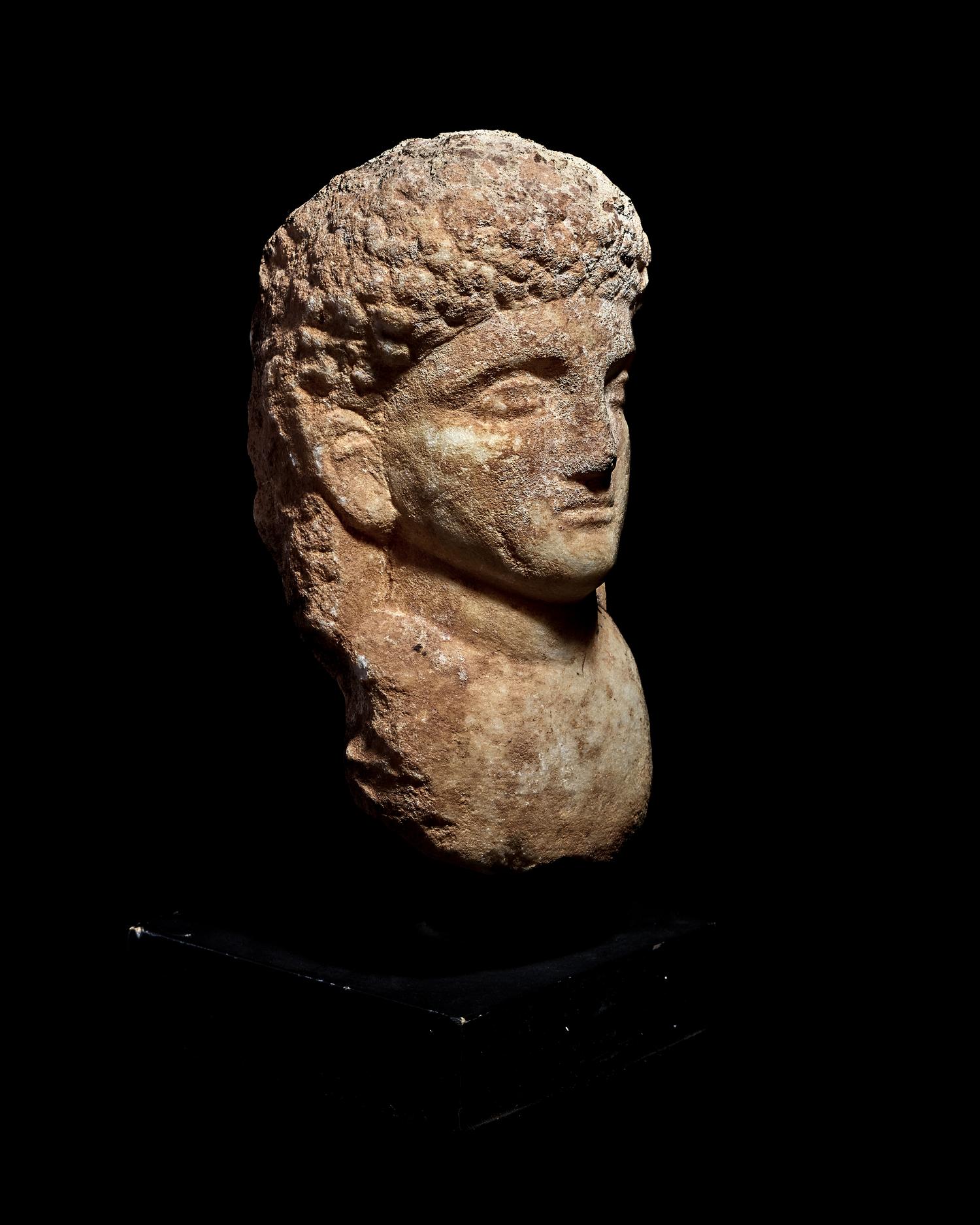 A Roman Marble Bust of a Youth