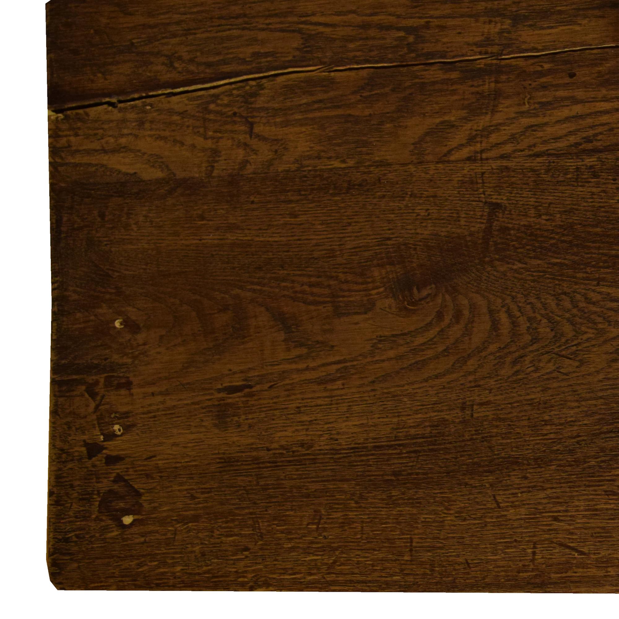 A Four Drawer Oak Table 103.5" x 34.25" D x 29.25" H — France, 19th Century