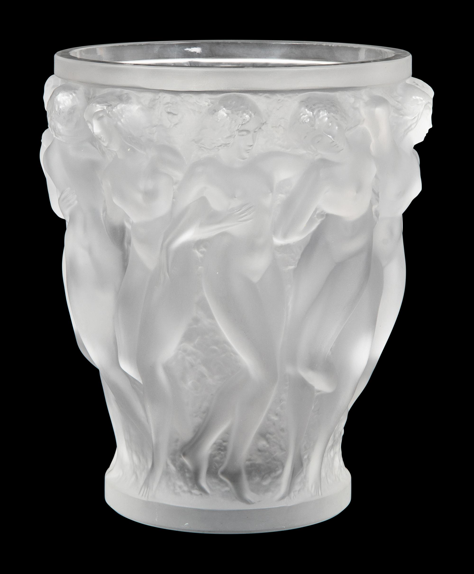 A Lalique Bacchantes Vase