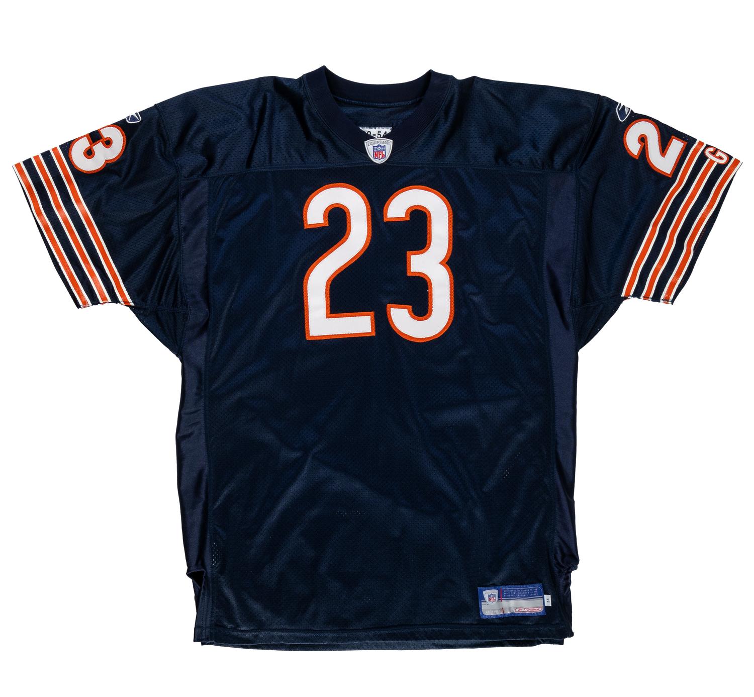 A 2002 Jerry Azumah Signed Chicago Bears Team Issued Jersey