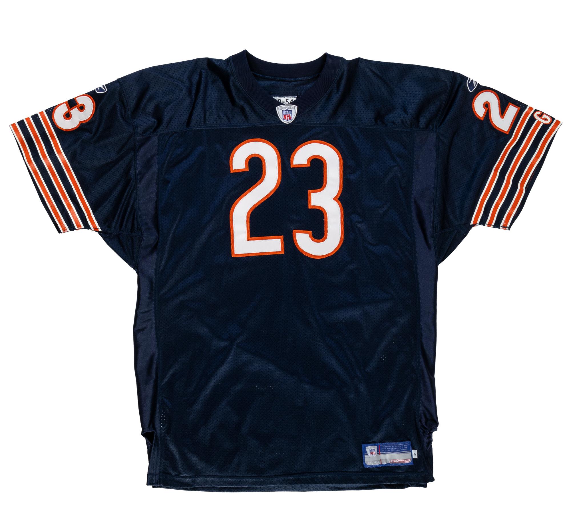 A 2002 Jerry Azumah Signed Chicago Bears Team Issued Jersey