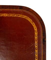 A Regency Satinwood Inlaid Rosewood Flip-Top Table