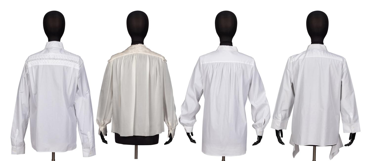 Four Designer White Shirts