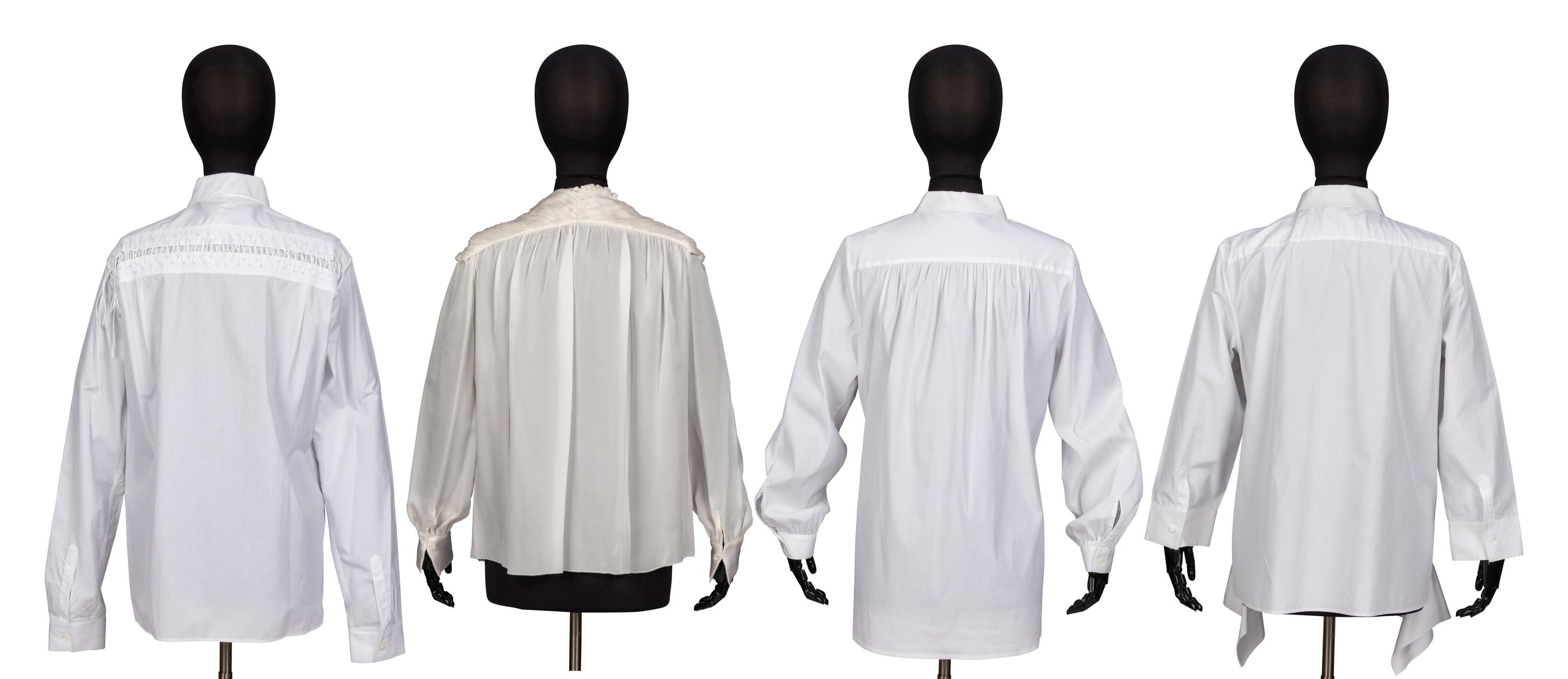 Four Designer White Shirts