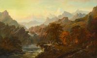 Western Scene with Indians