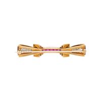 RETRO, RUBY AND DIAMOND BAR PIN