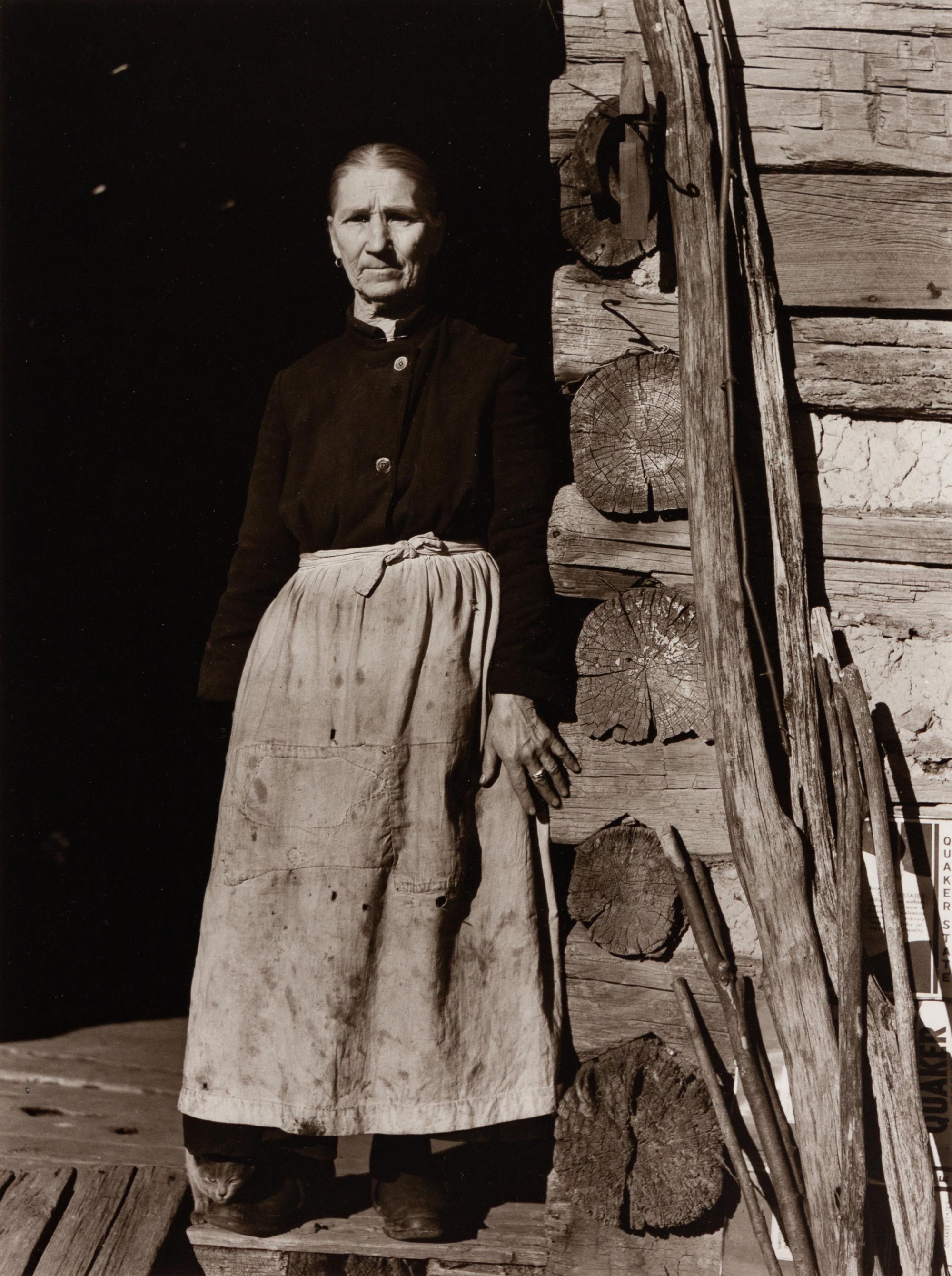 A group of four photographs ( Vernon Evans, Migrant from South Dakota, Montana , 1936; Minnie Knox, Garrett County, Maryland, 1937 (printed 1976); Oklahoma Migrants, 1936; Dust Storm, Cimarron County, Oklahoma, 1936)