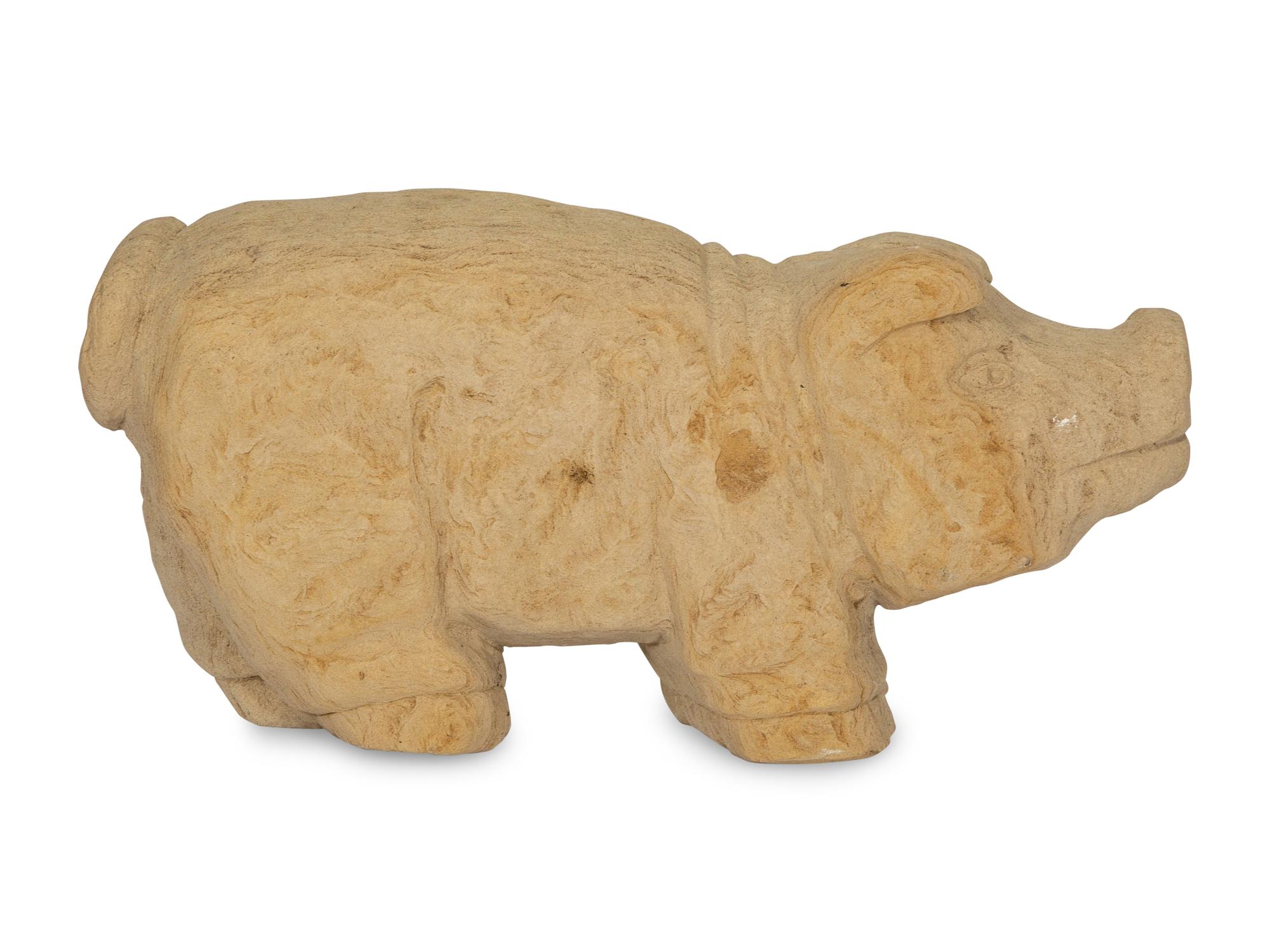 Pig and Child on Toy Horse (two works)