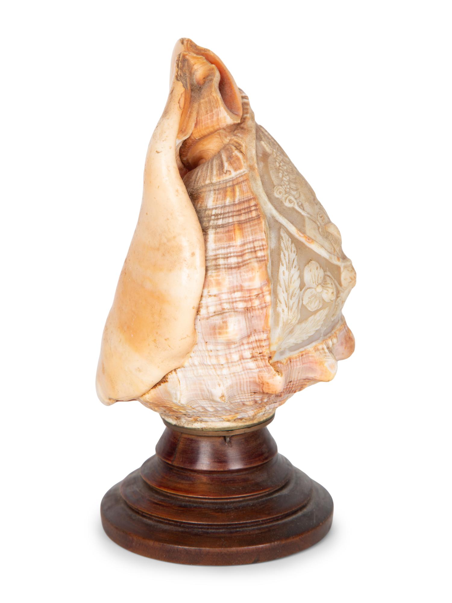 An Italian Cameo Carved Shell of Four Muses — 20TH CENTURY