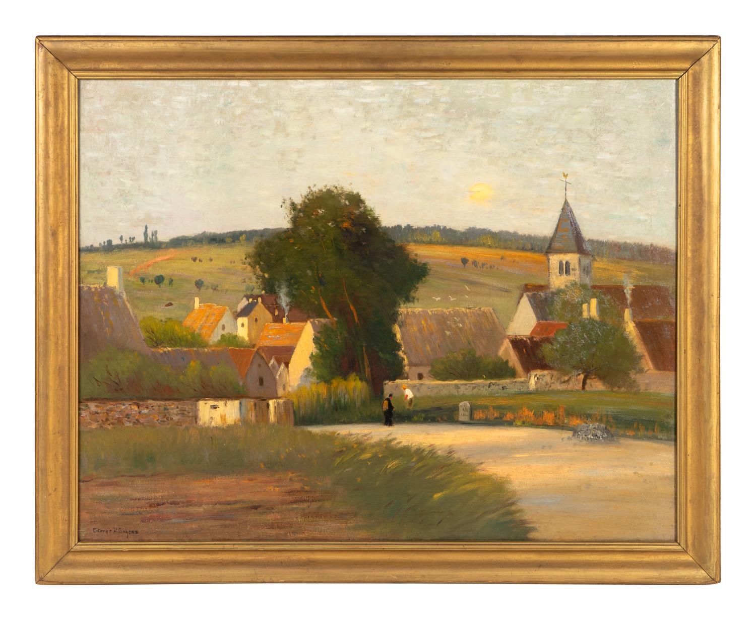 Moonrise at Sunset, Cherance, France