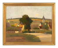 Moonrise at Sunset, Cherance, France