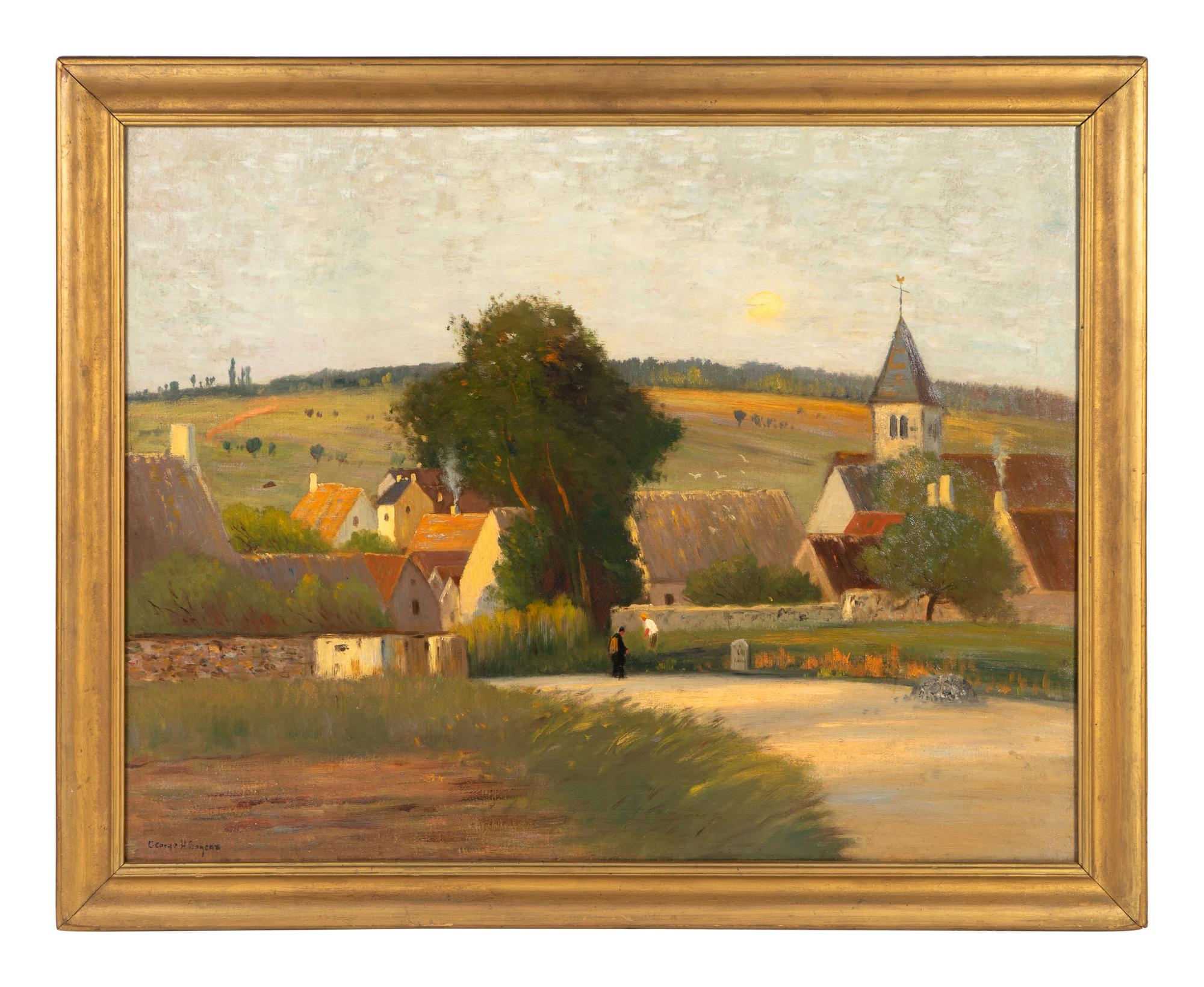 Moonrise at Sunset, Cherance, France