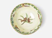 A Small Wedgwood Black Fairyland Lustre "Butterfly Woman" Bowl, UK, 1920s