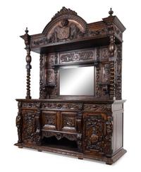 A Renaissance Revival Carved Oak Server