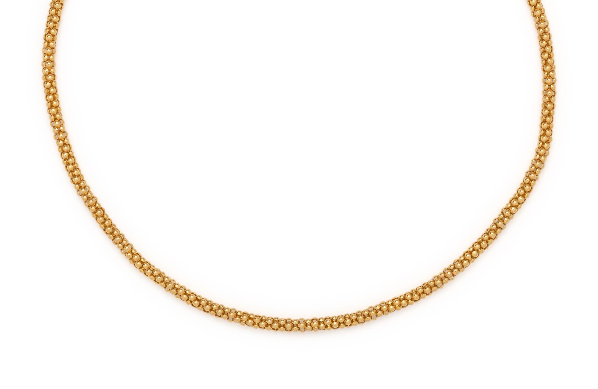 CHIMENTO, YELLOW GOLD NECKLACE