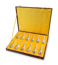 A Set of Twelve Famille Rose Porcelain Spoons Length of each 5 1/2 inches. — REPUBLIC PERIOD
