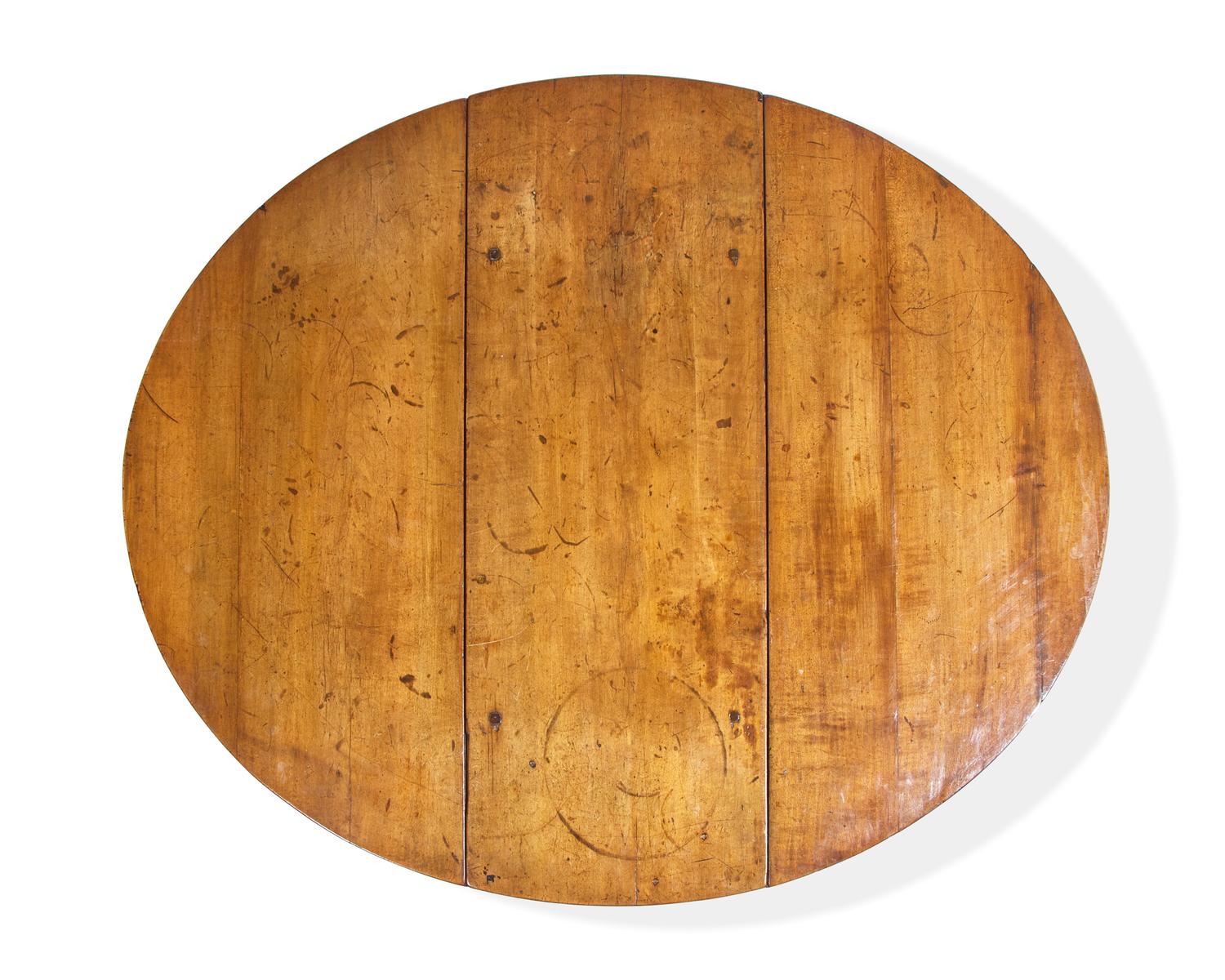 A William and Mary Turned Maple Gate-Leg Table
