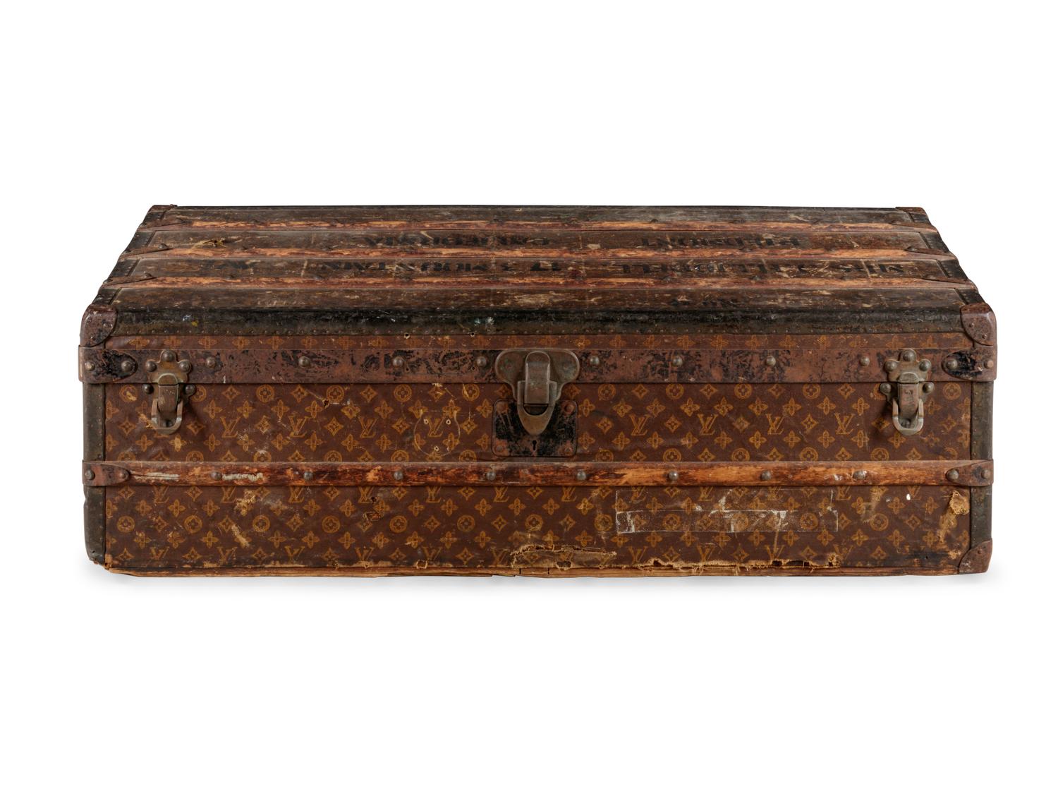 A Louis Vuitton Steamer Trunk