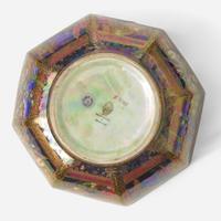 A Wedgwood Fairyland Lustre "Gargoyles" Octagon Bowl, UK, circa 1920