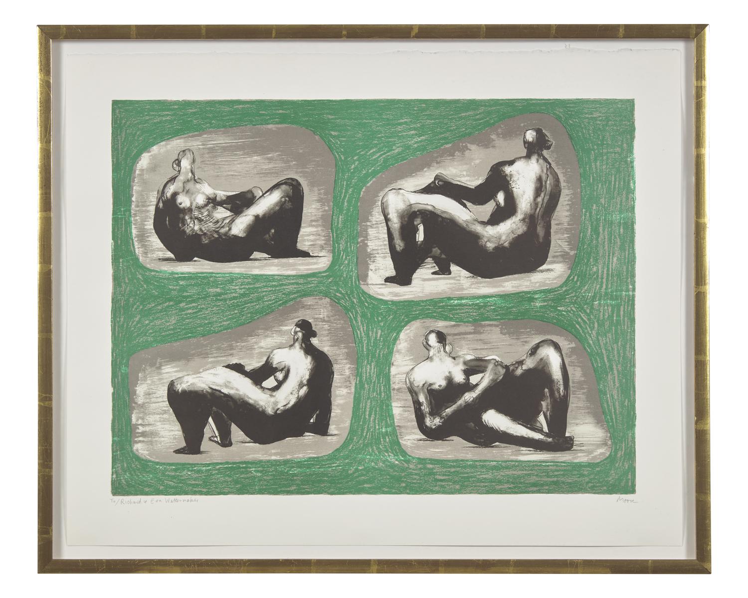 Four Reclining Figures: Caves , 1974
