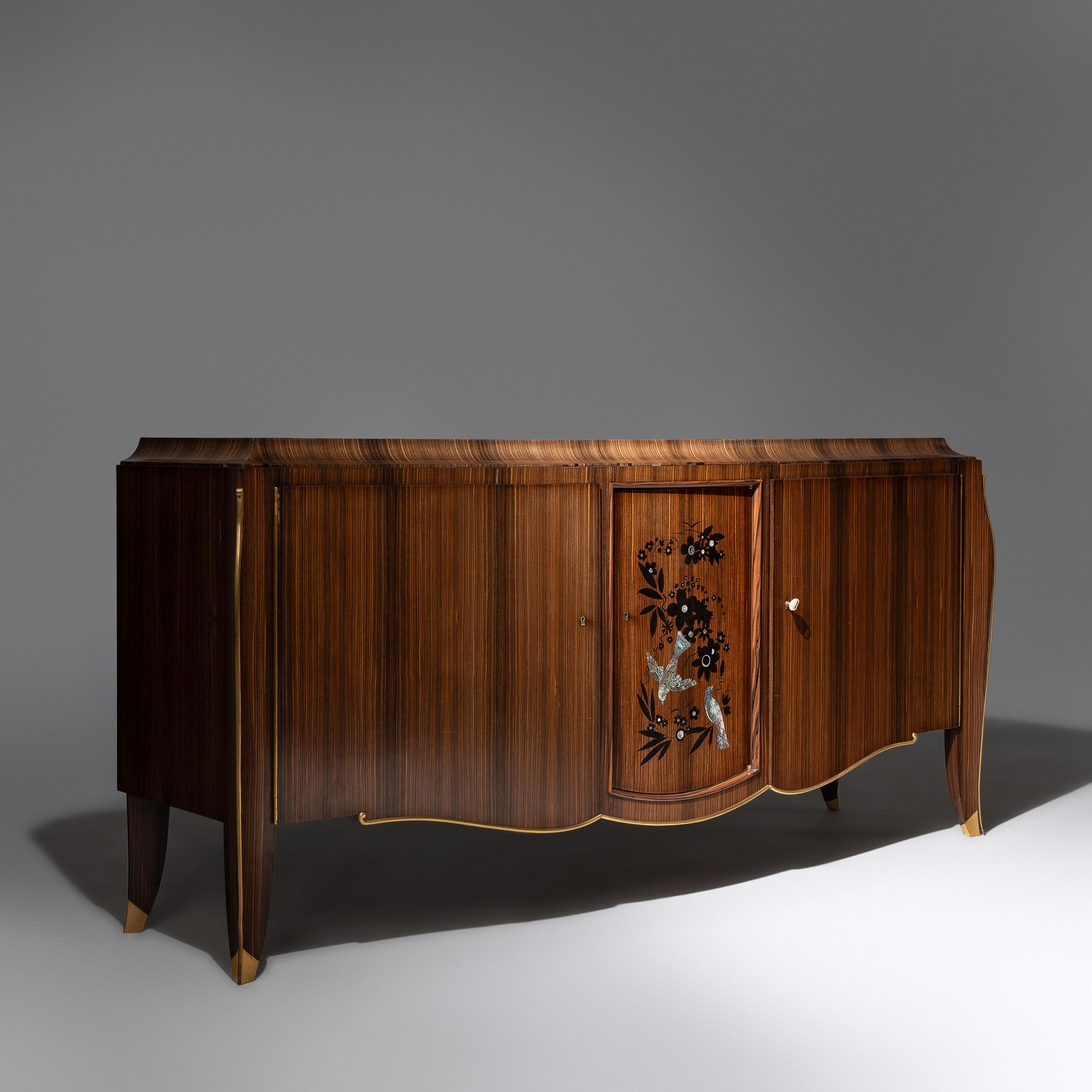 Attributed to Jules Leleu (French, 1883–1961) — Inlaid Cabinet