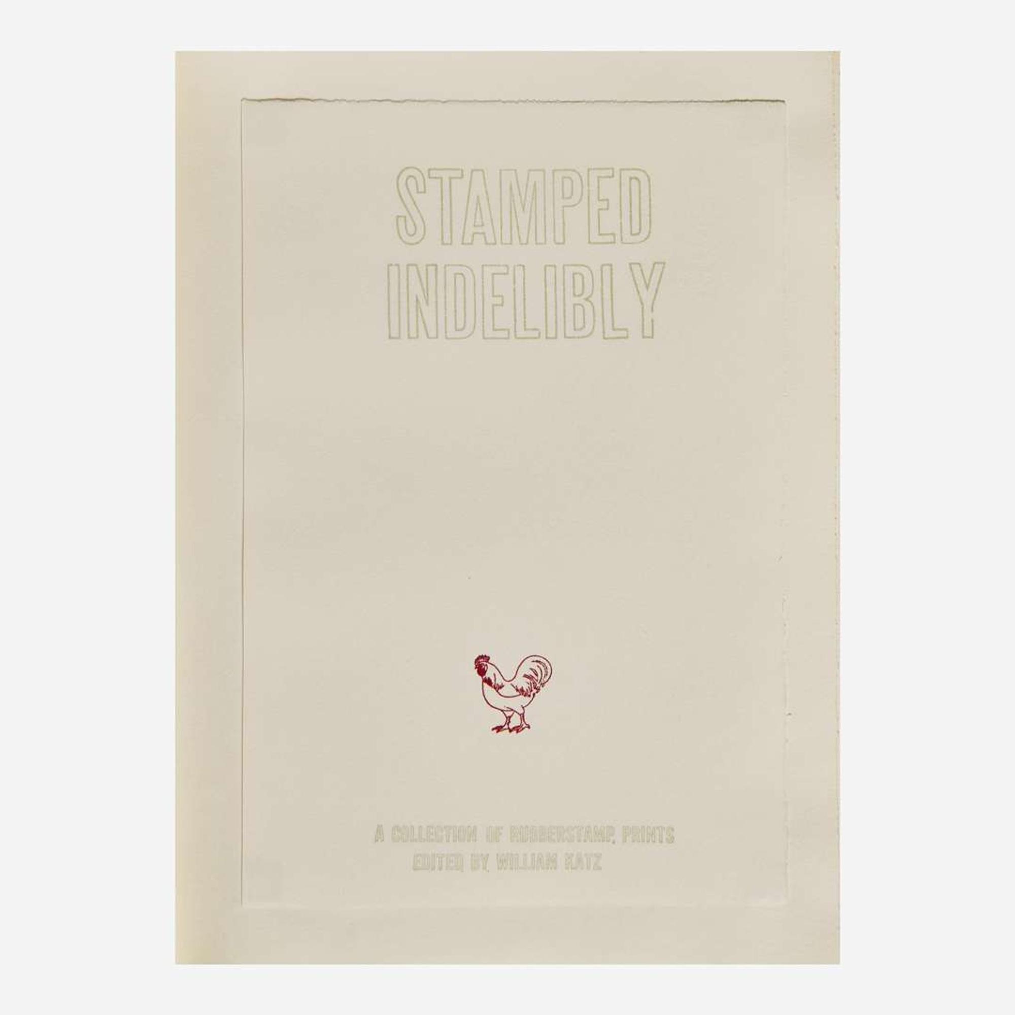 [Art] Warhol, Andy, and Claes Oldenburg and Robert Indiana, et al. Stamped Indelibly: A Collection of Rubberstamp Prints